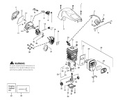 CYLINDER, PISTON & MUFFLER