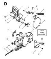 CHAIN BRAKE & CLUTCH COVER