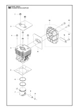 CYLINDER, PISTON & MUFFLER