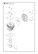 CYLINDER, PISTON & MUFFLER