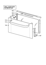 H10 Grill door assy