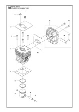 CYLINDER, PISTON & MUFFLER