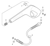 Hand trigger gun