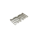 Drop-Down Glass Flap Holder, Grey