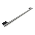 Door Handle, Silver & Black 