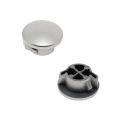 Silver Chrome Button