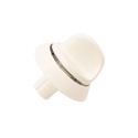 White Hotplate Control Knob Switch