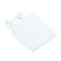 White Door Handle