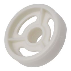Lower Bottom Basket Wheel, White