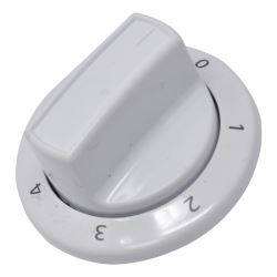 White Control Knob Switch