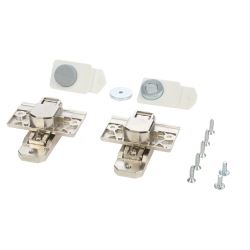 Integrated Cupboard Door Hinge  Mounting Set