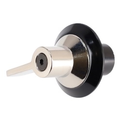 Silver Chrome & Black Control Knob