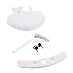 White Door Handle Catch Latch Spring Kit