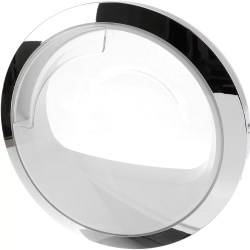 Window Door Hinge & Glass Complete Silver