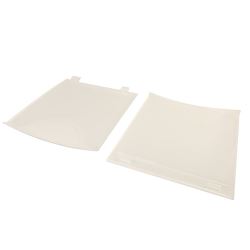 Plastic Shelf Salad Drawer Cover x 2