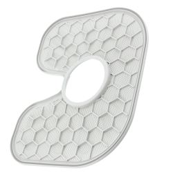 Bottom Plastic Filter Mesh Strainer (Light Grey)