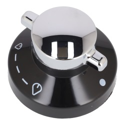 Silver & Black Control Knob 