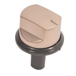 Control Knob Silver /  Chrome / Black