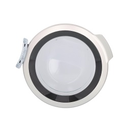 Door Glass Handle & Hinge Silver
