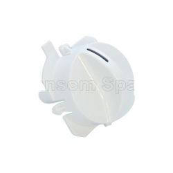 White Control Knob Switch