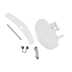 White Door Handle Latch Catch  Kit