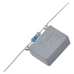 Suppressor Capacitor Assembly With Discharge Resistor