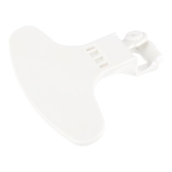White Door Handle