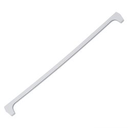 Glass Shelf Front White Plastic Trim Profile 496mm