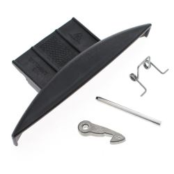 Black Door Handle Latch  & Hook Kit