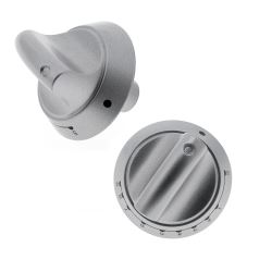 Control Knob, Silver