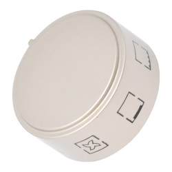 Control Knob, Silver