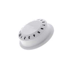 White Programme Knob Switch Dial 