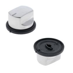 Stainless Steel Silver Control  Knob Switch