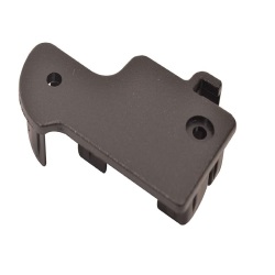 Main Oven Door End Cap Top Left END CAP LH TOP MAIN BLACK
